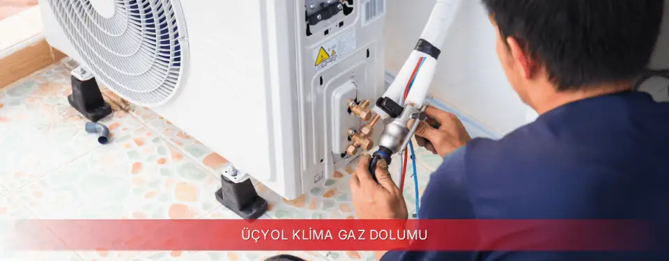 Üçyol İlçemi Finlux Klima Gaz Dolumu